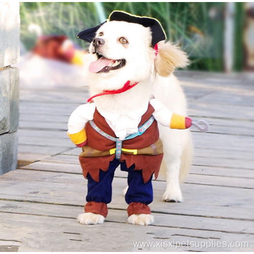 Wholesale Pirate Captain tClothing Dogs cat Cosplay costume